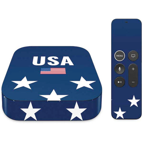 USA Flag Stars Apple TV Skin